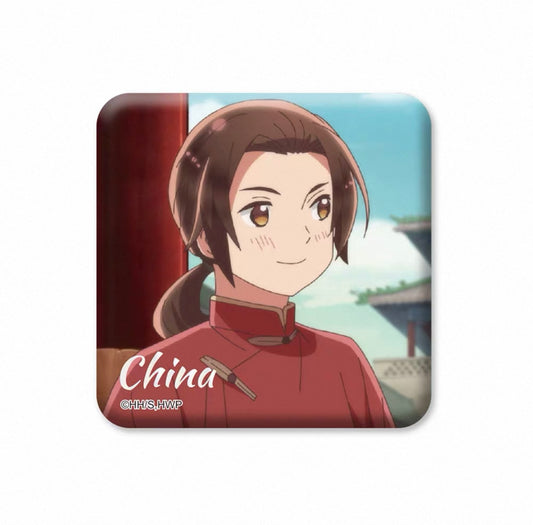 Hetalia World Stars Square Badges