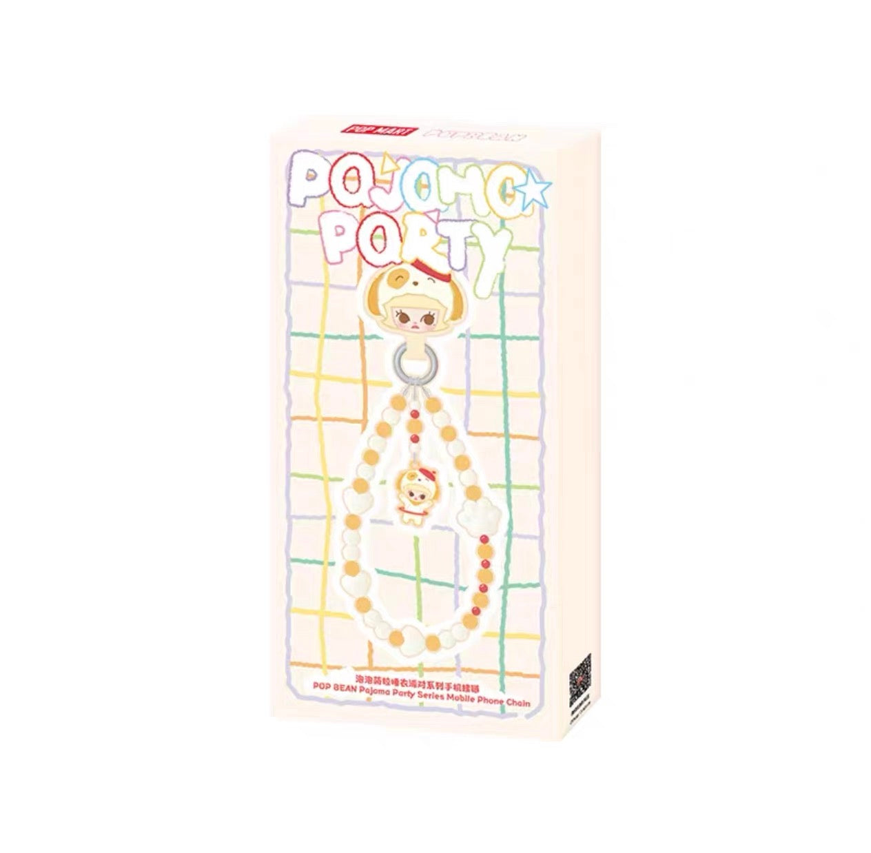 POP BEAN Pajama Party Series Mobile Phone Chain Blind Box
