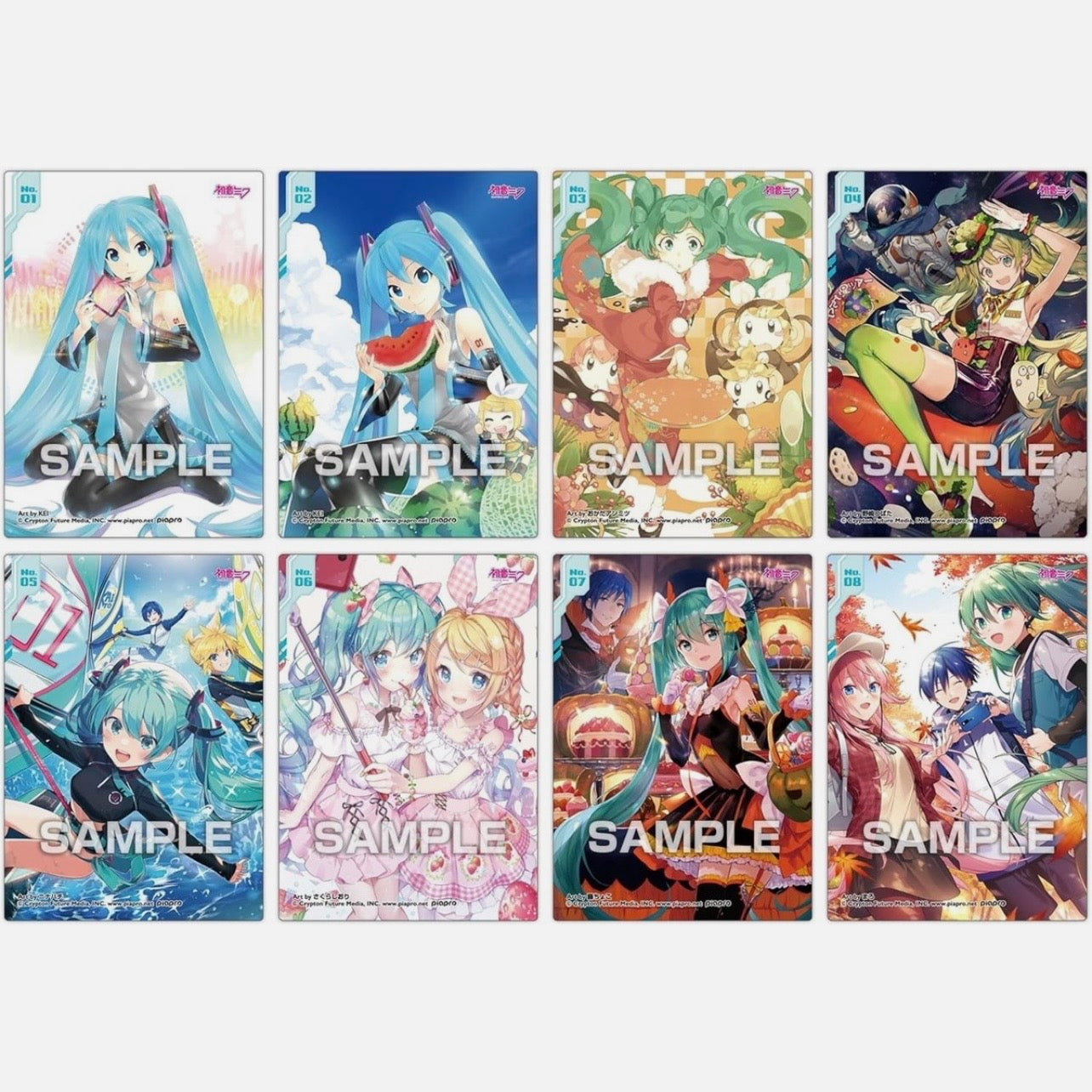 ENSKY Hatsune Miku Kira Kira Clear Card Collection