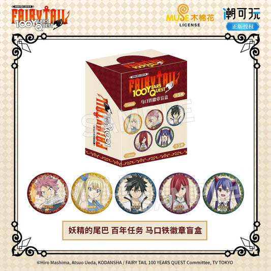 Fairy Tail 100-Year Mission Tinplate Badge Blind Bag