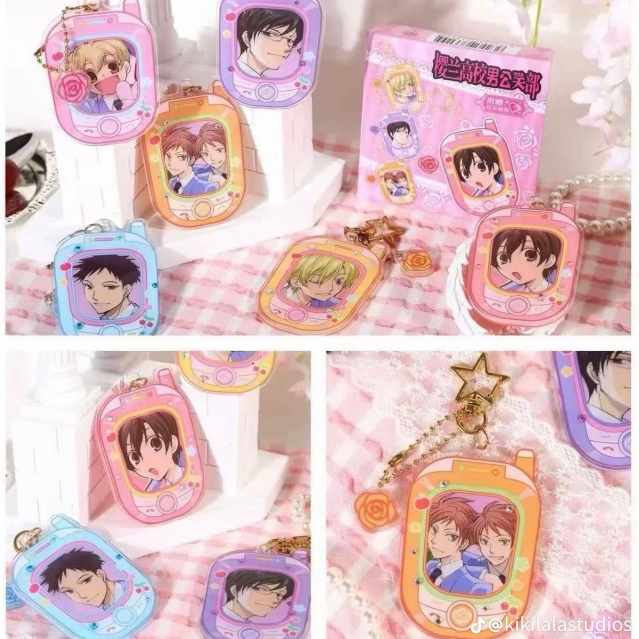 Ouran High School Host Club Mini Acrylic Keychain Blind Bag