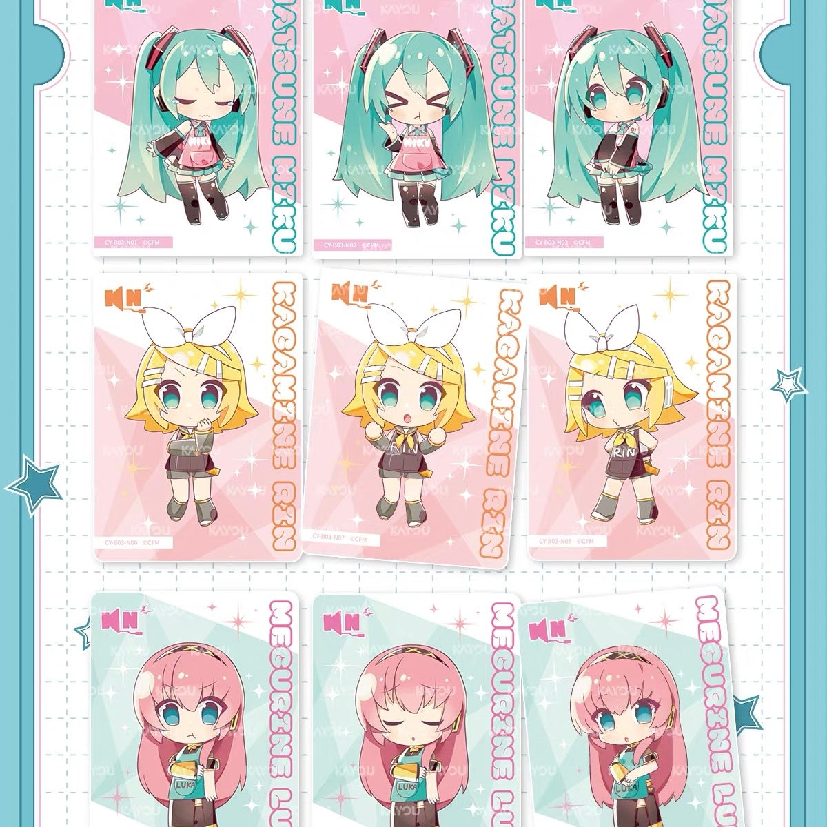 Hatsune Miku Collection Cards Blind Bag - Charms Pack Part 3