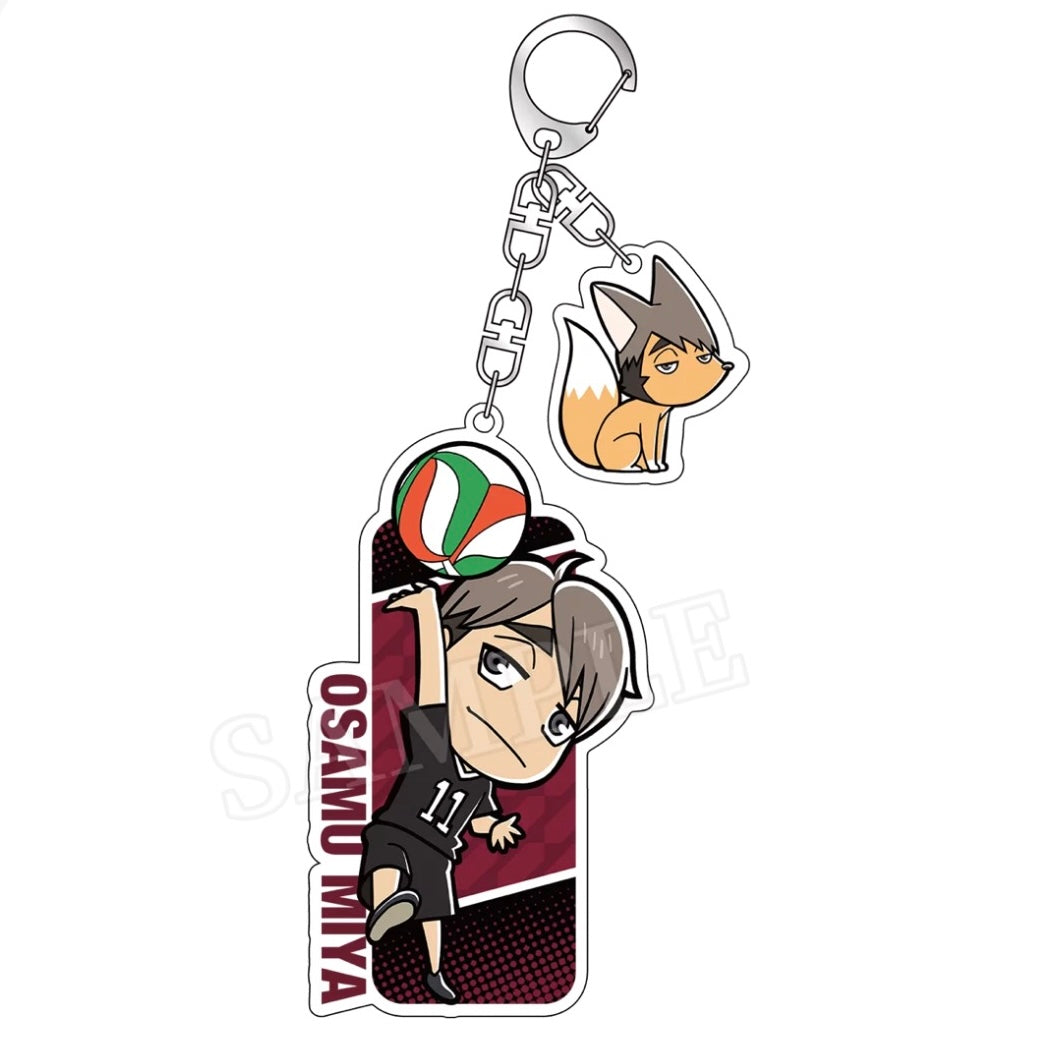 Haikyuu!! Double-Sided Acrylic Keychain