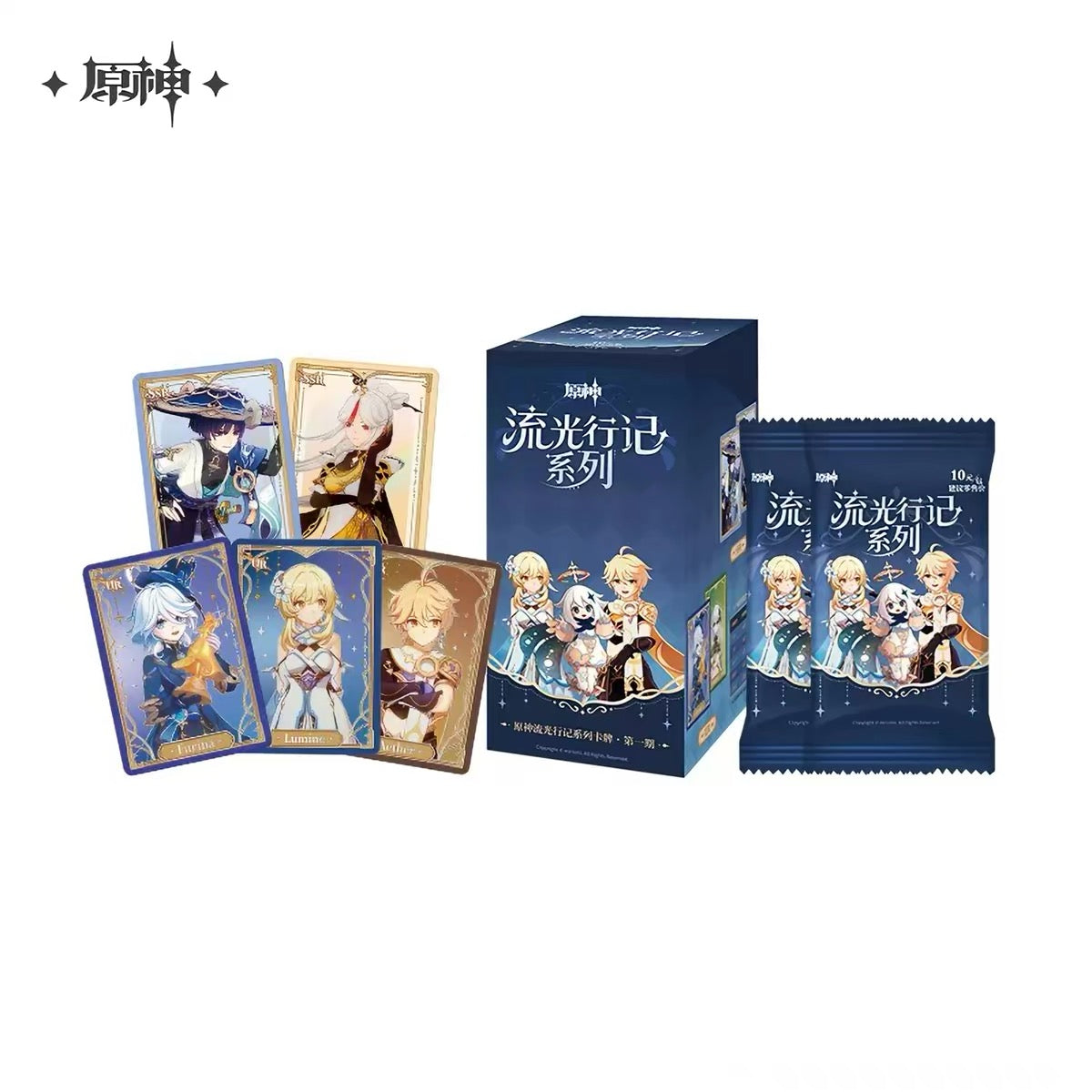 Genshin Impact Journey of Light Series Collectible Cards Blind Bag