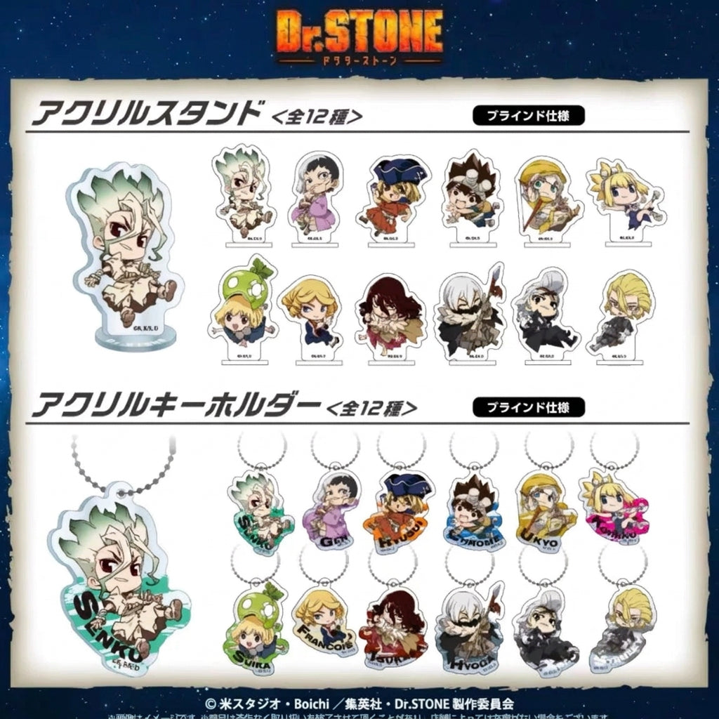 Dr.Stone Acrylic Standee/Keychain Blind Bag