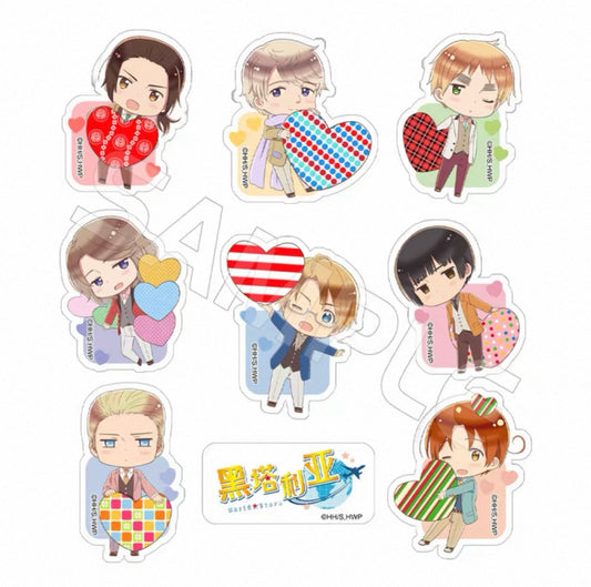 Hetalia World Star Sticker Sheet