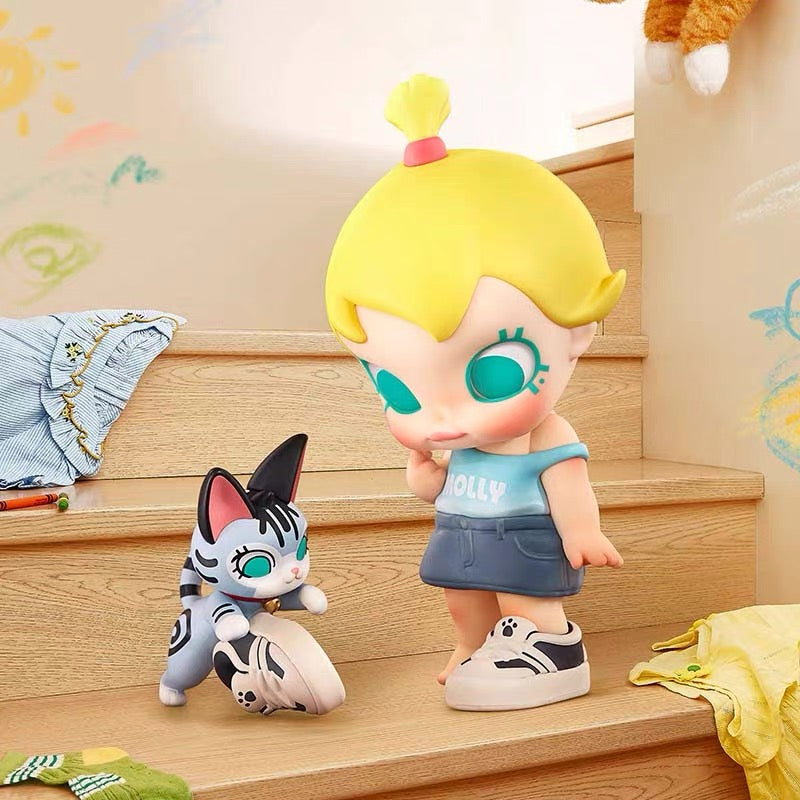 POP MART Baby Molly & Tabby Series Figure Blind Box