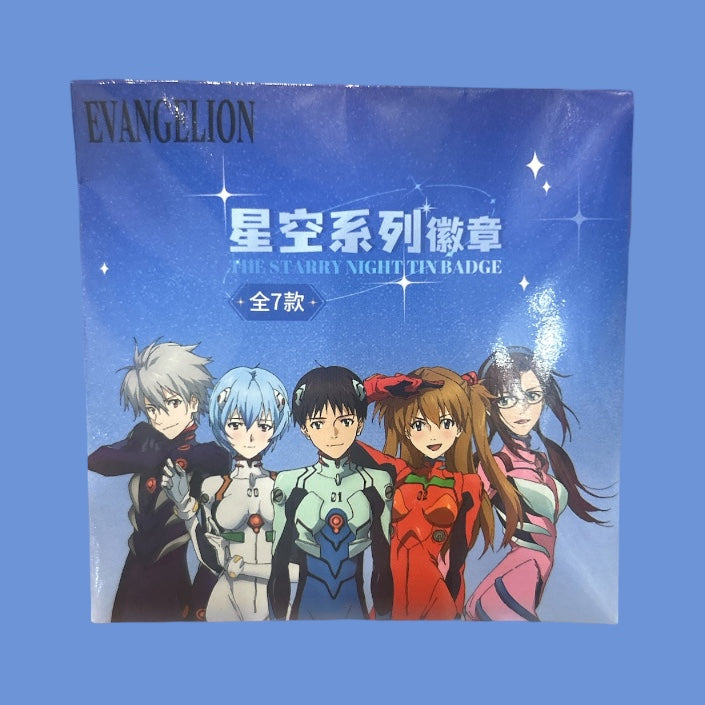 Evangelion The Starry Night Tin Badge Blind Bag