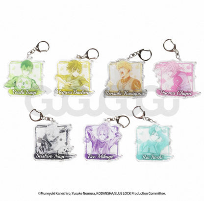 Blue Lock Watercolour Series Acrylic Keychain