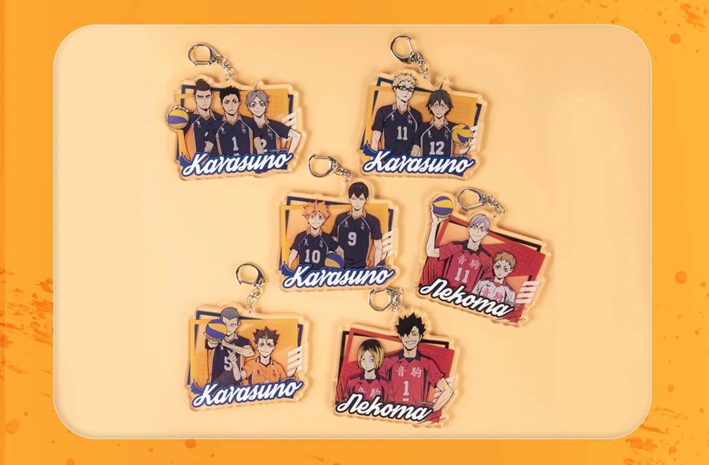 Haikyuu!! Team Keychain