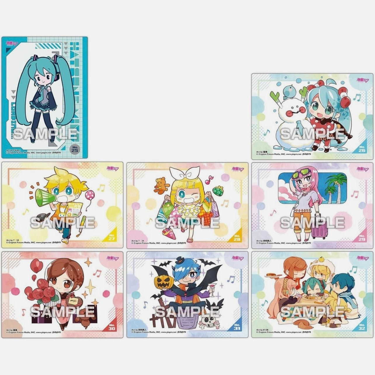ENSKY Hatsune Miku Kira Kira Clear Card Collection