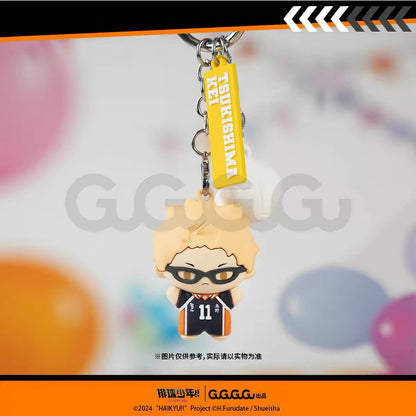 Haikyuu!! Junkyard Showdown Volleyball Character Keychain