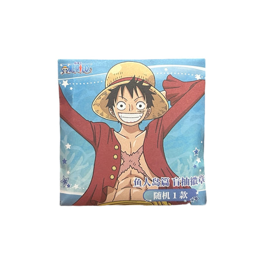 One Piece Fisherman Island Arc Series Tinplate Badge Blind Bag