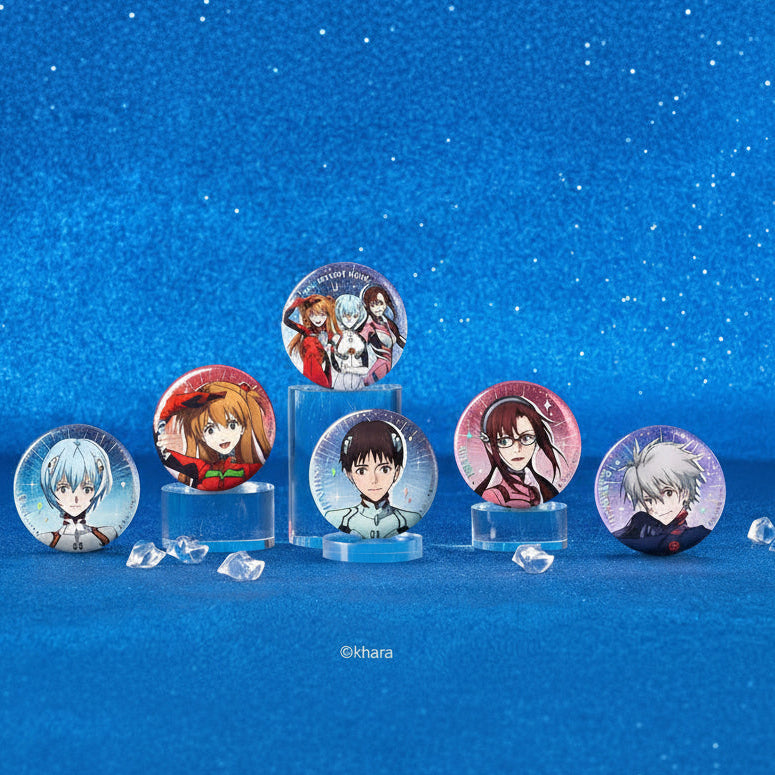Evangelion The Starry Night Tin Badge Blind Bag