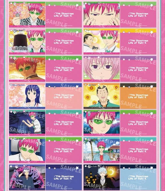 The Disastrous Life of Saiki K TV Series Polaroid Card Blind Bag