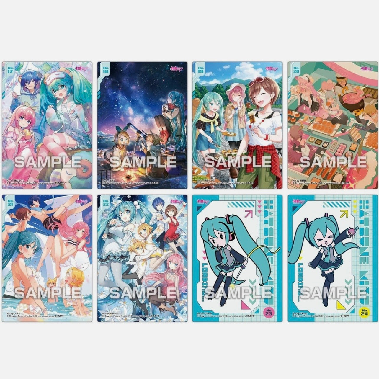 ENSKY Hatsune Miku Kira Kira Clear Card Collection
