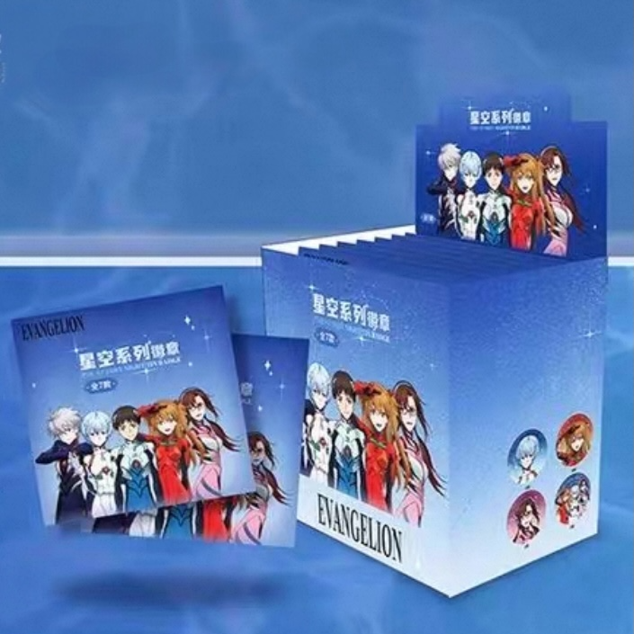 Evangelion The Starry Night Tin Badge Blind Bag
