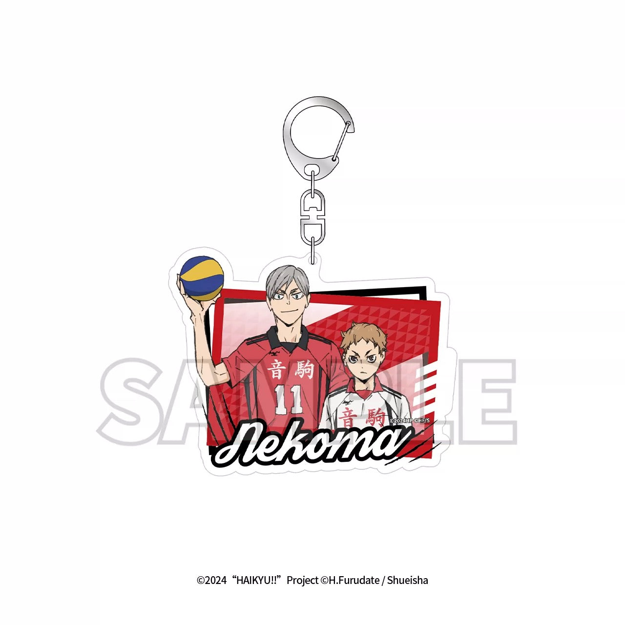 Haikyuu!! Team Keychain