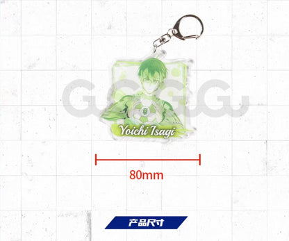 Blue Lock Watercolour Series Acrylic Keychain