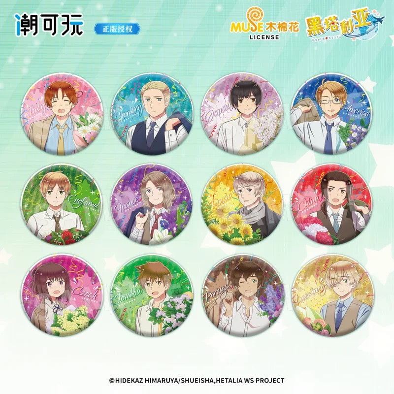 Hetalia Badge Blind Bag Celebration Series
