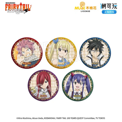 Fairy Tail 100-Year Mission Tinplate Badge Blind Bag
