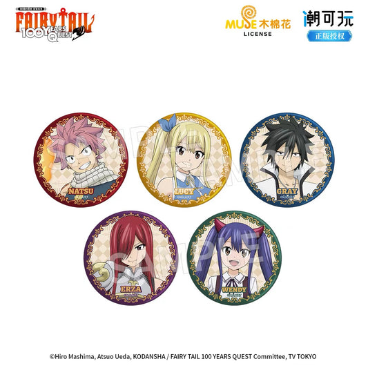Fairy Tail 100-Year Mission Tinplate Badge Blind Bag