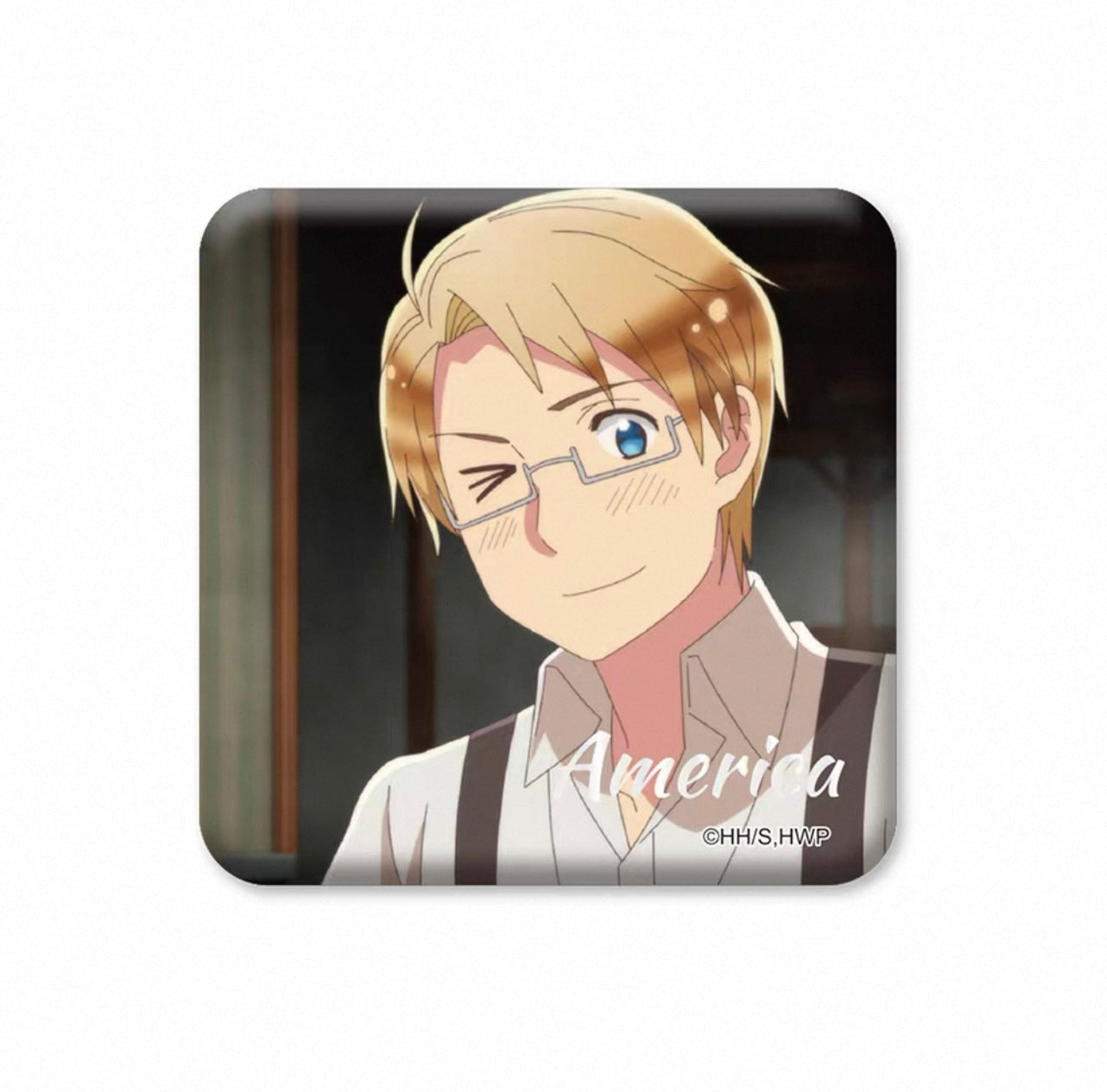 Hetalia World Stars Square Badges
