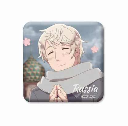 Hetalia World Stars Square Badges